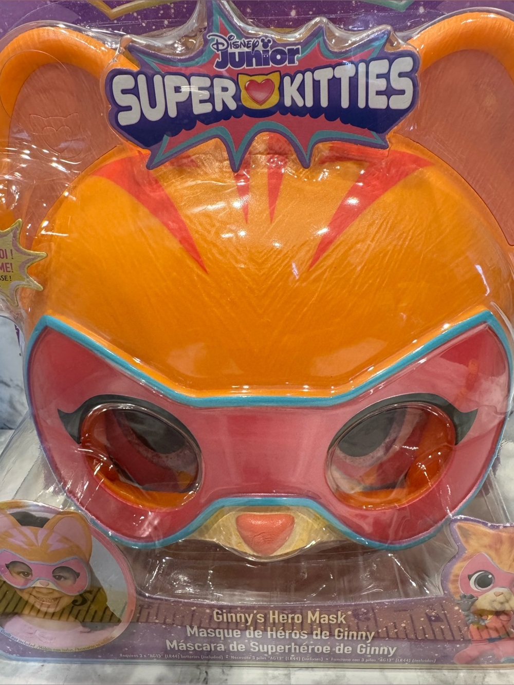 NWT Disney Junior SuperKitties Ginny Hero Mask Toy